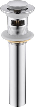 CREA Bathroom Sink Drain Chrome, Sink Stopper Pop Up Drain for Bathroom Vanity Kitchen Sink with Overflow