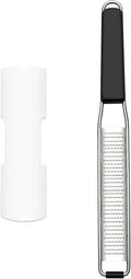 Cambom Lemon & Citrus Zester, Cheese Graters with Stainless Steel Sharp Blade for Parmesan Cheese, Ginger, Garlic, Nutmeg, Chocolate, Vegetables, Fruits, Dishwasher Safe Shredder Fine Blade