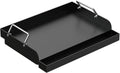 Nonstick Grill Griddle for Most Gas Grill 17" x 13" Universal Flat Top Cooking Plate Insert for Charcoal/Gas/Electric Oven with Grease Groove and Removable Handles