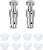 2 Pack Float Valve for Instant Pot with 8 Silicone Caps for Instant Pot Duo 3, 5, 6 QT, Duo Plus 3, 6 QT, Ultra 3, 6, 8 QT Replacement Float Valve by ZYLONE