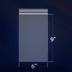 iMailer - 1000 Count - 6" x 9" Clear Reclosable Zip Plastic Poly Bags 2 Mil for A7 A8 A9 Cards & Envelopes, Bakery, Cookies, Treats