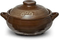 Dolsot Korean Stone Bowl Clay Pots For Cooking Korean Pot Ceramic Cooking Pot Korean Stone Bowl Onggi Kimchi Stone Donabe Crazy Claypot Ttukbaegi With Lid 뚝배기 (large 34oz)