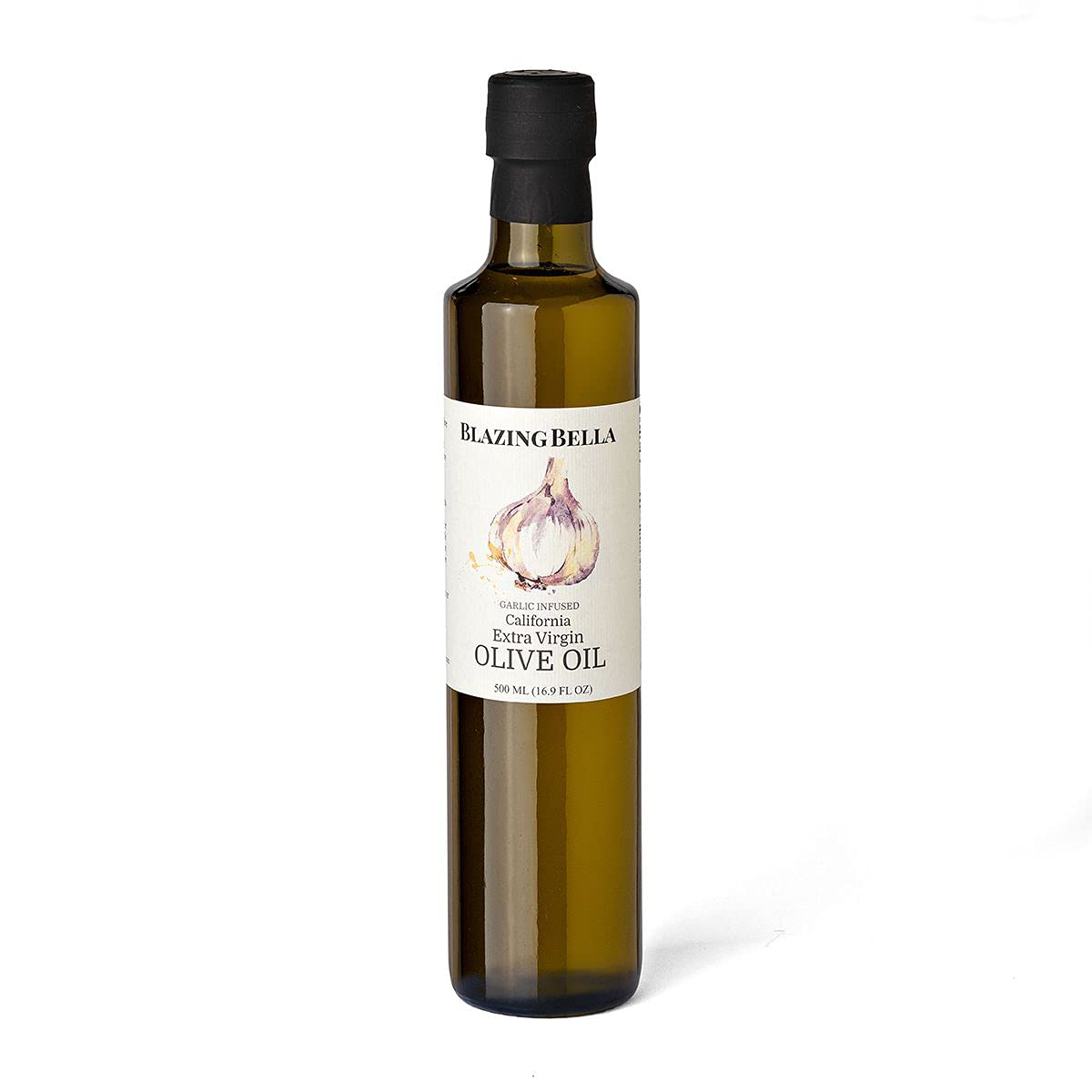 Blazing Bella Garlic Infused Extra Virgin Olive Oil - 16.9 Fl Oz (Pack of 1)