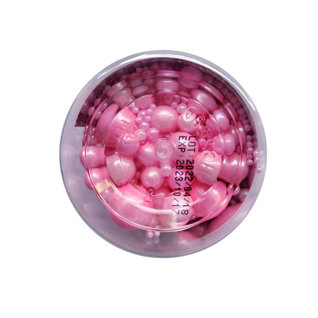 Edible Pink Sugar Pearls Candy Sprinkles 120G/ 4.23Ounce Baking Cake Sprinkles Cupcake and Cake Topper Cookie Decorations Wedding Party Valentines Halloween Christmas Supplies