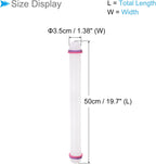 Fondant Rolling Pin, 20" Length, PP Plastic Non-Stick Guide Rings Fondant Roller Dough Roller - (Applications: for Clay Baking Fondant DIY)