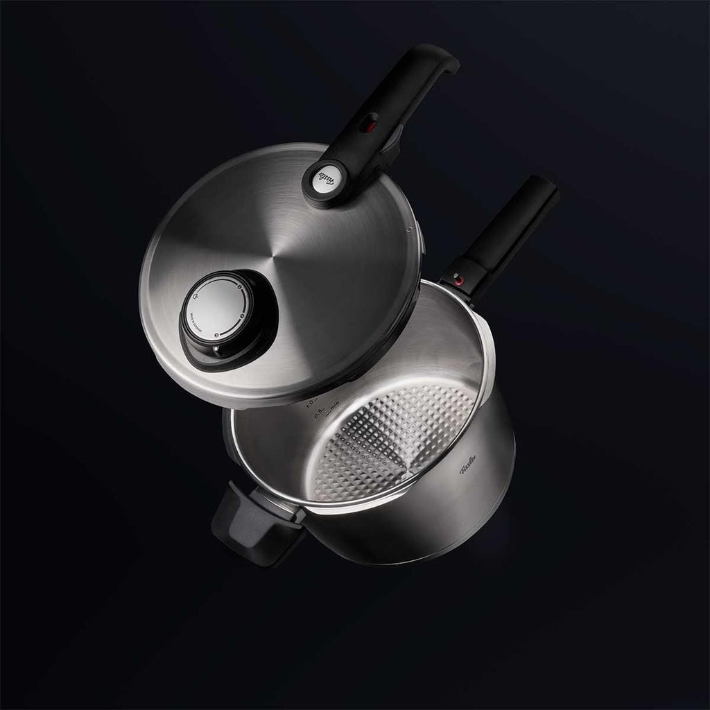 Fissler Vitavit Premium Pressure Cooker and Pressure Skillet Set, 2.6 Quart and 6.3 Quart