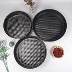 Falytemow Nonstick Springform Pan with Removable Bottom 3 Pieces Cake Molds of Round Leakproof Cheesecakes Pan Bakeware Set