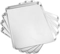 Baking Sheet Set of 4, Yododo Cookie Sheets Metal Stainless Steel Tray Baking Pans, Rectangle Size 16 x 12 x 1 inch, Mirror Polishing & Dishwasher Safe, Non Toxic & Healthy, Rust Free & Easy Clean