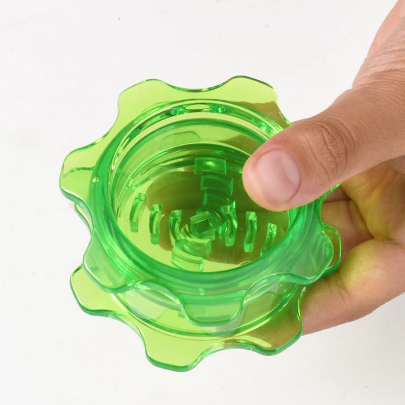 2025 New Garlic Twister,Garlic Press,Garlic Peeler,Ginger Grater,Mini Garlic Mincer (Green)