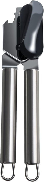 BYVOV Stainless Steel Can Opener Manual with Smooth Edge Heavy Duty Handle Easy Turn 9- Inch