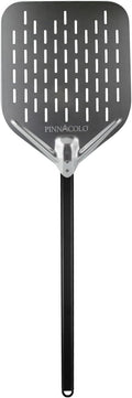 12 Inch Perforated Aluminum Pizza Peel with Handle - Lightweight and Easy to Use, Perfect for Homemade Pizza, Bread, and Pastries