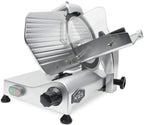 KWS MS-10NT 320W Motor Electric Meat Slicer 10-Inch with 304 Stainless Steel coated with Teflon Blade, Frozen Meat/Cheese/Food Slicer Low Noise Commercial and Home Use [ ETL, NSF Certified ]