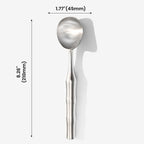 304 Stainless Steel Ice Cream Scoop, All Metal Ice Cream Scooper One-Piece Design, Heavy Duty Scoops with Comfortable Non-Slip Handle, Dishwasher Safe, Summer Gift