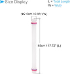 Fondant Rolling Pin, 18" Length, PP Plastic Non-Stick Guide Rings Fondant Roller Dough Roller - (Applications: for Clay Baking Fondant DIY)