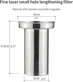 SANQIAHOME Stainless Steel Teapot with Infuser Silver 58Oz