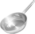Sunhouse 18/10 9 Inch Stainless Steel Frying Pan, Whole-Clad No Coatings Skillet with Stay-cool Handle for Cooking, Durable & Oven Safe to 500°F, Dishwasher Safe, Compatible with All Cooktops