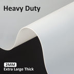 Silicone Mats for Kitchen Counter Thicker Extra Large Heat Resistant Mats Countertop Protector Liners for Bottom of Oven Air Fryer Coffee Maker, 24" x 16" x 2 mm, Translucent
