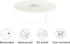 1000 Blank Removable Freezer Labels Water Oil Resistant with Perforation Line for Food Containers Jars Pantry Organization (Ink Quick-Dry，1” x 3”)