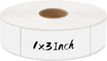 1000Pcs Removable Freezer Labels,1 x 3 Inch Blank Food Labels for Food Containers Jars Waterproof Oil Freezer Tape to Write On Easy Clean No Residue