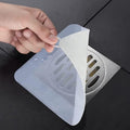 2 Pieces 6 x 6 Inch Silicone Tub Stopper Floor Drain Cover Sewer Anti-Odor Mat Deodorizing Drain Plugs for Kitchen, Bathroom and Laundry