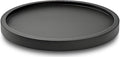 9" Black Bamboo Lazy Susan Organizer Kitchen Turntable for Cabinet Pantry Table Organization