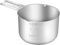 1PCS 1-1/2Cup (360ml, 12oz) Single Measuring Cup, Stainless Steel Measure Scoop, Metric and US Measurement, Dishwasher Safe