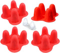 Silicone Ice Cube Molds,Halloween Ghost Ice Cube Maker Tray for Whiskey, Spirits, Liquor, Cocktails,Candy, Cake, Soap,Set of 4