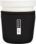 Sok It IceCreamSok Insulated Neoprene Cover (Black, Tapered Ice Cream Pints)