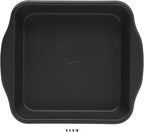 Oster Teston 8" Square Nonstick Carbon Steel Cake/Bake Pan - Matte Black