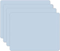 Silicone Placemats, Food-Grade Non-Slip Waterproof, Dining, Stain Resistant, Countertop Protector, Kitchen Counter Mat, Heat Resistant, Baking mat Dishwasher Safe (15.7x11.8Inch-4pack, Blue)