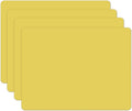 Silicone Placemats, Food-Grade Non-Slip Waterproof, Dining, Stain Resistant, Countertop Protector, Kitchen Counter Mat, Heat Resistant, Baking mat Dishwasher Safe (15.7x11.8Inch-4pack, Yellow)