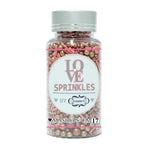 ConfectPink and Gold Edible Sprinkle Mix, Metallic Cake Decorations, Cupcake Toppers, Baking Toppings for Birthday, Wedding, Party Cakes | Vegan, Gluten-Free, Nut-Free, Soy-Free, Dairy-Free, Palm Oil-Free- 4.2 Oz