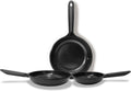Ceramic Nonstick Frying Pan, Non Toxic Pan for Cooking, 8" 9.5" and 11" Frying Pan Skillet Set PFAS & PTFE & PFOA Free, Dishwasher Safe, Compatible with All Stovetops