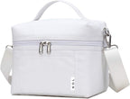NOL Natural Organic Lifestyle Insulated Lunch Bags for Women Cooler Bag Lightweight Nylon Waterproof Lunch Box For Work