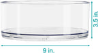 Sorbus 9 Inch Clear Lazy Susan Organizer Set, 1 Tall Turntable Organizer for Spice Organization for Cabinet, One 2 Tier Lazy Susan for Kitchen, Home, Office, Closet, Laundry Room Organization