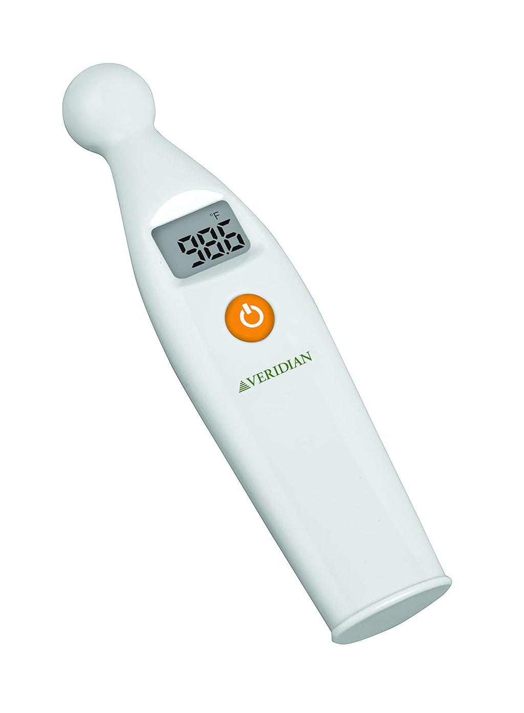 Veridian Healthcare Temple Thermometer | Infrared Measurements | Fast 6-Second Readout | Fever Alert | Backlit Display | Programmable Timer | 1-Year Warranty (Pack of 2)