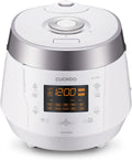 Cuckoo Heating Pressure Cooker & Warmer – 12 built-in programs, Glutinous (white), Mixed, Brown, GABA rice, and more, 10 cups