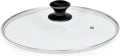 12" Glass Lid for Frying Pan, Tempered Replacement Cover Compatible with All 12 inches Cookware for Skillets, Round Cast Iron, Cast Aluminium, Stainless Steel Pans &Pots