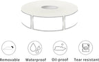 600 Silvery Border Removable Freezer Labels Water Oil Resistant with Perforation Line for Food Containers Jars Pantry Organization (Ink Quick-Dry，1” x 2”)