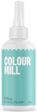 Colour Mill Chocolate Drip Easy-Melt Drizzle for Desserts, 125 Grams Tiffany