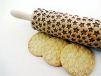 EMBOSSING ROLLING PIN STAR LASER ENGRAVED DOUGH ROLLER for EMBOSSED COOKIES MOVIE FAN GIFT