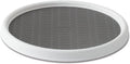 Copco Basics Non-Skid Pantry Cabinet Lazy Susan Turntable, 12-Inch, White/Gray, 1 Count (Pack of 1)