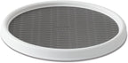 Copco Basics Non-Skid Pantry Cabinet Lazy Susan Turntable, 12-Inch, White/Gray, 1 Count (Pack of 1)