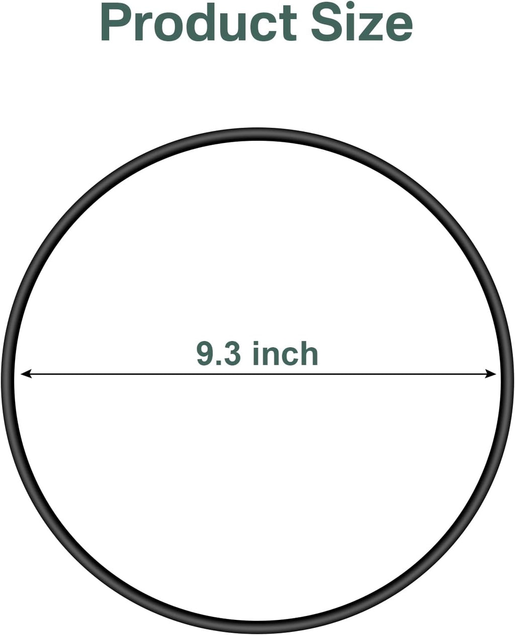 Black Lid Latch Strap Rubber Band Fit for Hamilton Beach Crock Pot Slow Cooker 6, 7, and 8 quart models, including 33167, 33172, and 33176（2PC）