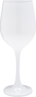 Vikko Decor Fancy White Wine Glasses, 14 Oz With Stem - Thick & Durable, Dishwasher Safe, Great For Wine Tasting - Set Of 6 Decorative Goblets
