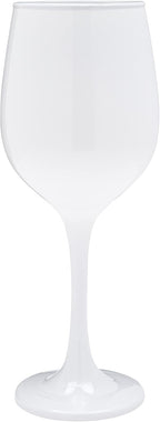 Vikko Decor Fancy White Wine Glasses, 14 Oz With Stem - Thick & Durable, Dishwasher Safe, Great For Wine Tasting - Set Of 6 Decorative Goblets