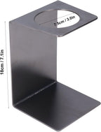 Drip Coffee Holder, Pour Over Coffee Stand, Lightweight Metal Dripper Holder for Home and Cafe Use (Black)