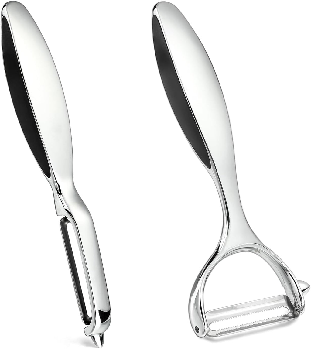 Vegetable Peeler Stainless Steel Potato Peelers Y-Shaped and I-Shaped Peelers,Veggie Carrot Fruit Peelers for Home kitchen