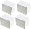 4 Stacks Fanfold 4" x 6" Direct Thermal Labels, 1000 Labels Per Stack, White Perforated Shipping Labels, Permanent-Adhesive, Compatible Zebra, Rollo Thermal Label Printer