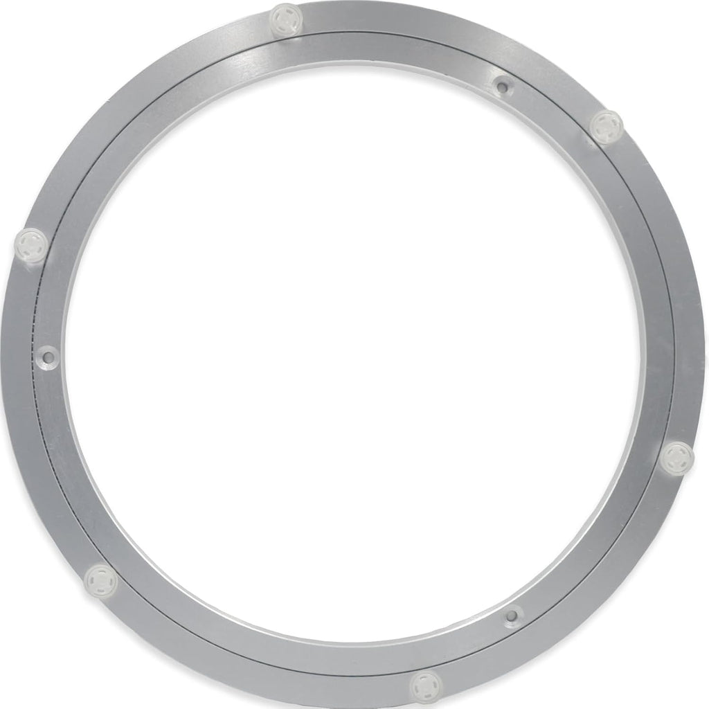 Lazy Susan Hardware Aluminum Metal Rotating Turntable Bearings Swivel Plate Bearing for Dining-Table Non-Slip and Workbench (16 Inchs) …